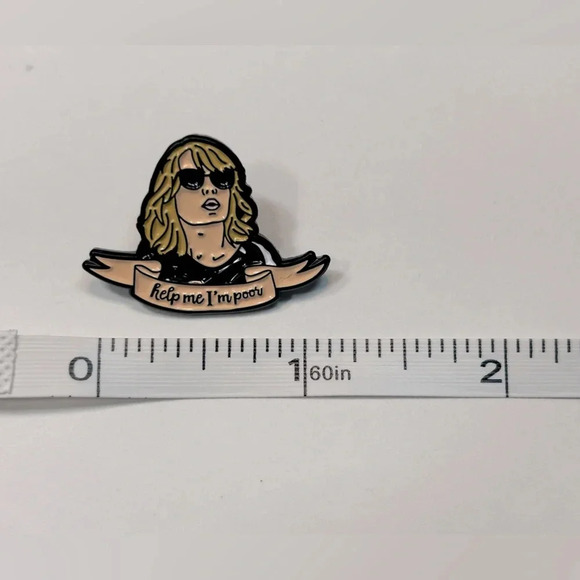 Bridesmaids - “Help Me  I’m Poor” Pin - Picture 3 of 5